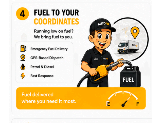 Emergency Fuel Delivery for Commercial Vehicles