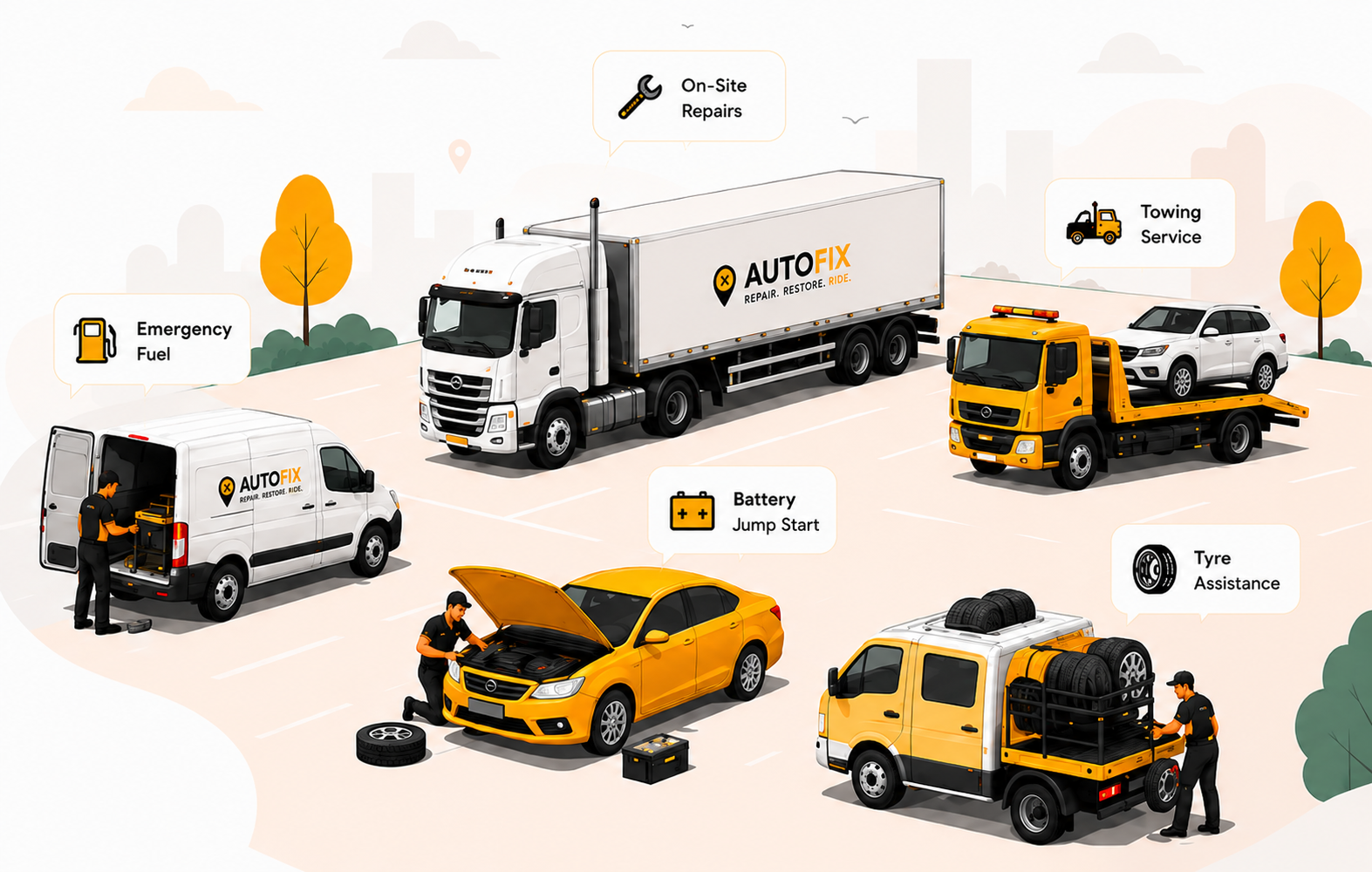 24/7 Truck Breakdown Assistance for Commercial Vehicle